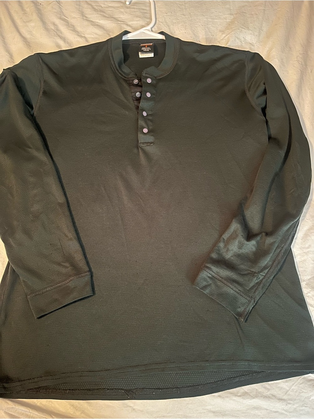 Patagonia capsule Men's Long-Sleeve Henley - Forest Green